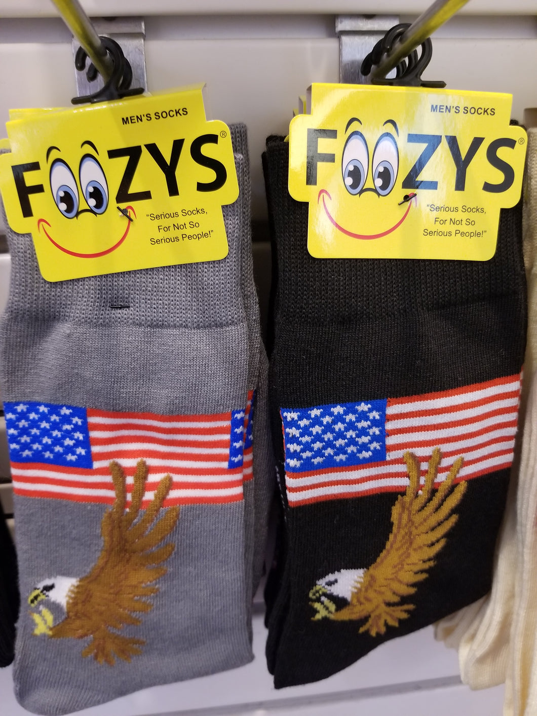 Eagle/American Flag Socks - Mens